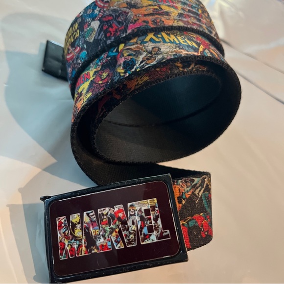 X-men marvel super hero Ratchet Belt Hulk Spider Man Thor Iron Man comics 45” L - Picture 11 of 15